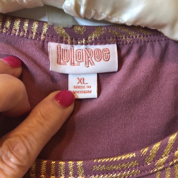 Glitzy gold Top Size XL - Picture 2 of 9